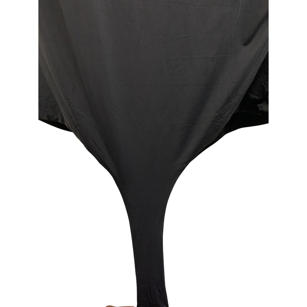 Black Short Sleeve Thong Bodysuit Women's Large NWT Stretch Snap Closure - Picture 4 of 9